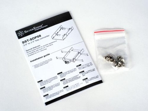 SilverStone SilverStone Tek 3.5-Inch to Dual 2.5-Inch HDD SSD Bay Converter (SDP08B) - Upgrade Your Storage Efficiently - View 6 of 6