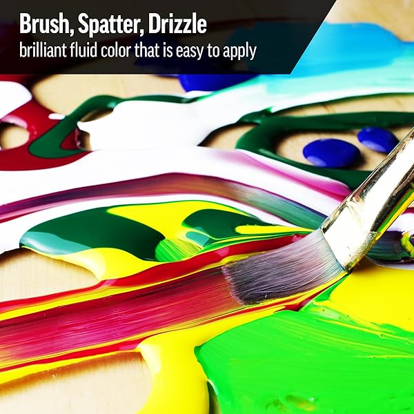 GOLDEN Buy GOLDEN Iridescent Gold Deep Fluid Acrylics - 16 fl. oz. Professional Semi-Opaque Paint - View 6 of 8