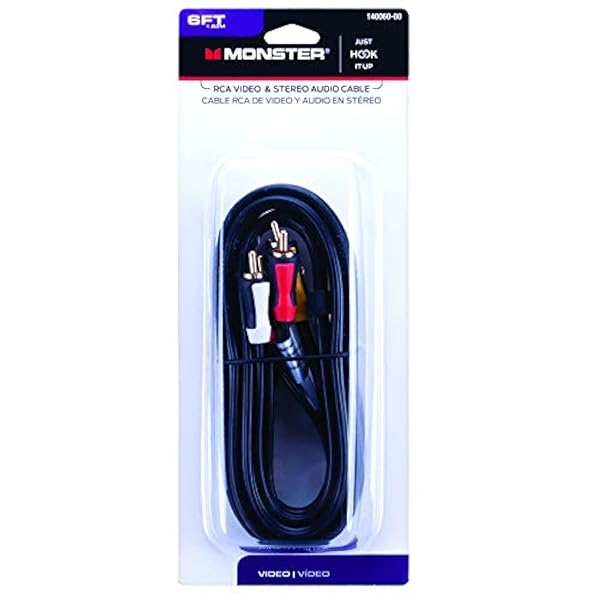 Monster Monster Cable RCA 6' Audio-Video Cable - Affordable Quality for Home Entertainment - View 2 of 5