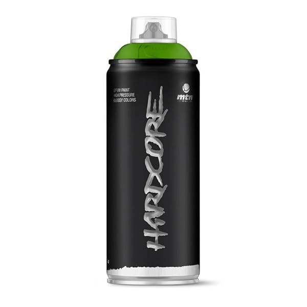 Montana Colors MTN Hardcore Spray Paint RV6018 - Valley Green: Vibrant Color for Your Projects