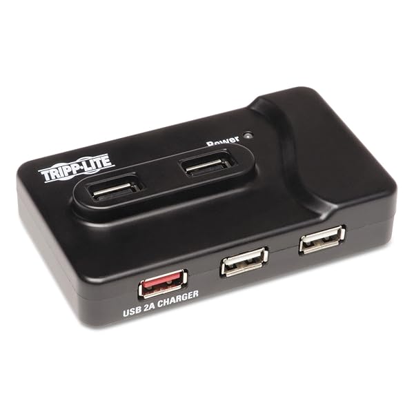 Tripp Lite 6-Port USB-A 3.0 Hub: Fast Charging with 2 USB 3.0 & 4 USB 2.0 Ports (U360-412)