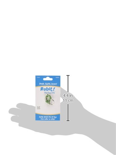 Rubit Rubit Easy Dog Tag Curve Shape Switch Clip Small 0.85 Inch Diameter Green - View 2 of 2