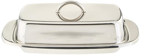 Norpro Norpro Stainless Steel Double Covered Butter Dish: Elegant Storage for Freshness
