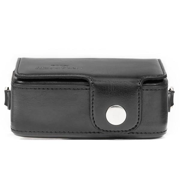 MegaGear Buy MegaGear Black Leather Camera Case for Canon, Panasonic, Nikon & Sony - Perfect Protection for Your Gear! - View 5 of 9