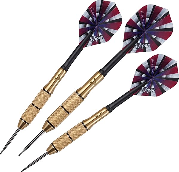 Viper Viper Elite Brass Steel Tip Darts - 23 Grams for Precision & Performance