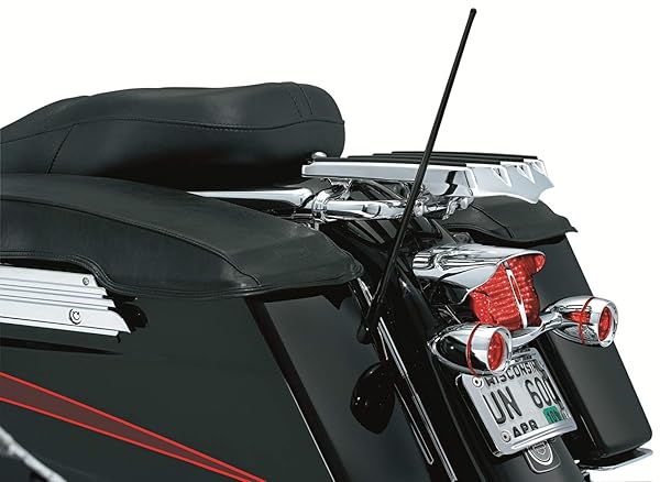 Kuryakyn "Upgrade Your Ride: Kuryakyn 865 17" Flexible Antenna for Harley, Indian & Victory Motorcycles - Black" - View 4 of 4