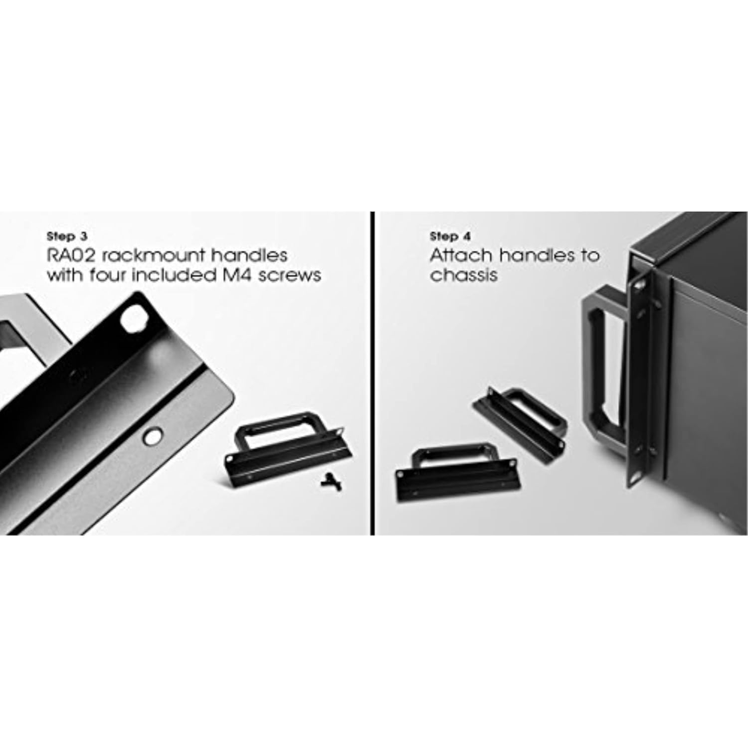 SilverStone Silverstone Tek Rackmount Ear Kit for HTPC and Desktop Cases RA02B Black High Quality Audio Solution - View 3 of 4