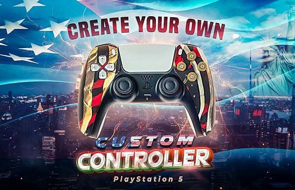 Crazy Controllerz Custom Bullet Buttons for PS4/PS5 Controllers - Real 9MM Casings & Tools Included - View 4 of 8