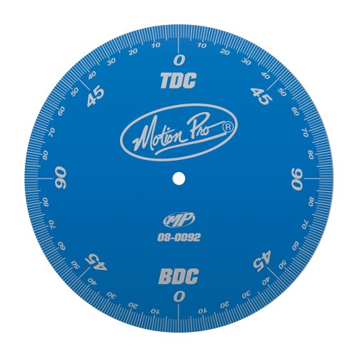 Motion Pro Motion Pro 08-0092 Anodized Blue Degree Wheel: Precision Timing Tool for Performance Engines