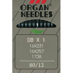 Zipperstop Buy Organ DB X 1 Industrial Needles 16X257 Size 80/12 (10pk) - High-Quality Sewing Needles for Professionals