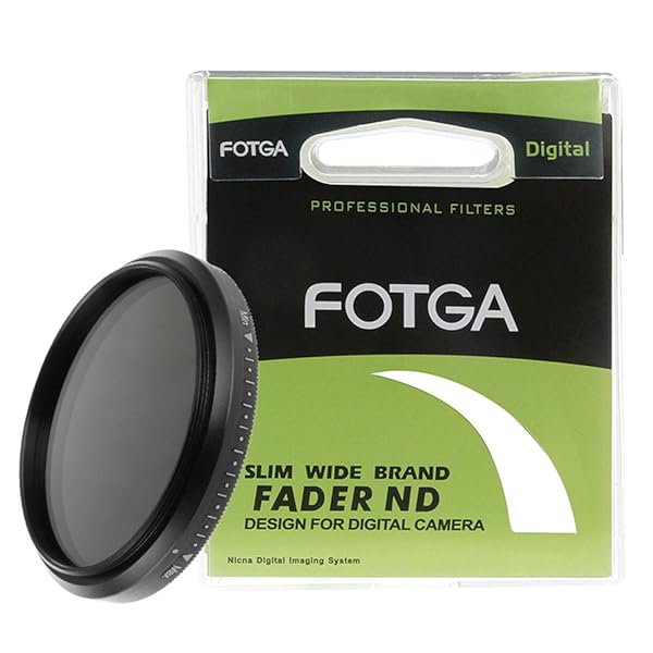 FOTGA FOTGA Slim Fader Variable ND Filter 49mm: ND2 to ND400 for Canon EF & Sony FE 50mm Lenses