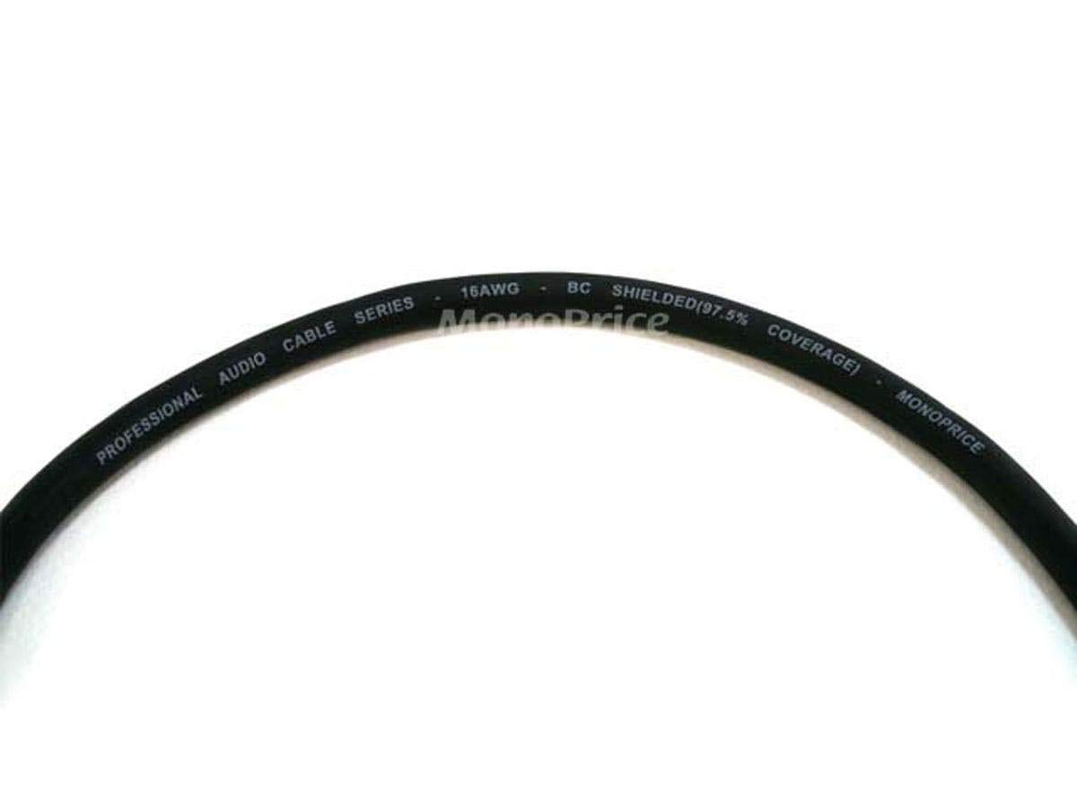 Monoprice 104771 15 Feet Premier Series XLR Female to 1/4 Inch TRS Male 16AWG Gold Cable - View 6 of 6