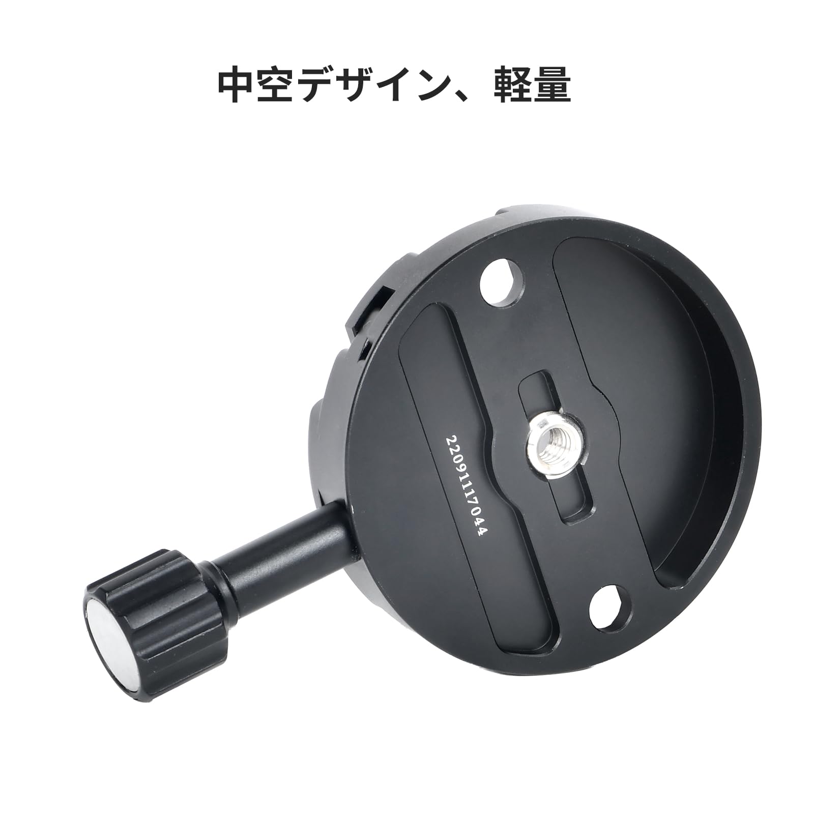 SUNWAYFOTO DDY-64iL Long Handle Disc Clamp Arca RRS Compatible 64mm for Photography Equipment - View 3 of 9