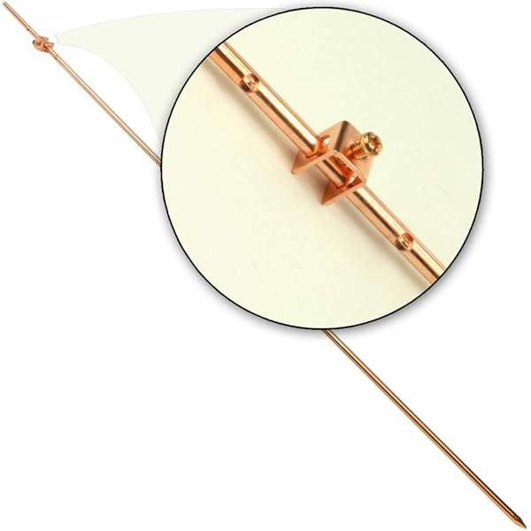 Skywalker Skywalker 4ft Copper Ground Rod with Wire Clamp - Protects Electric Fences, Antennas & Generators - View 3 of 6