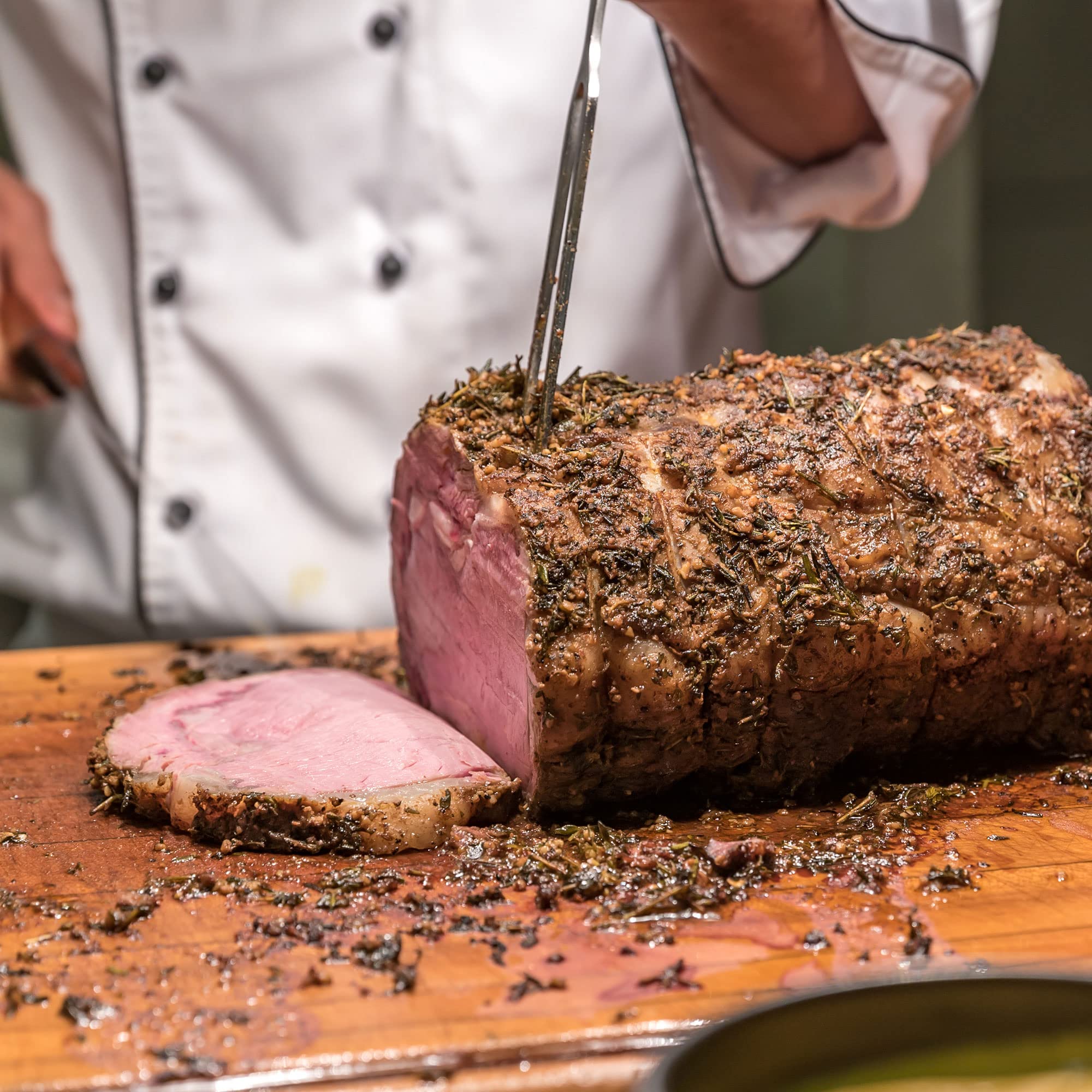 Ergo Chef Pro Series 8 Inch Carving Fork Black for Precision Cutting and Serving - View 2 of 6