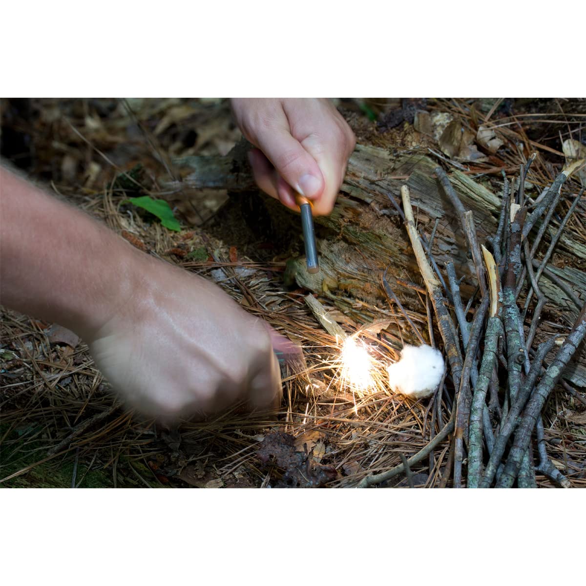 Exotac fireROD Ferrocerium Fire Starter Black for Reliable Outdoor Fire Making - View 2 of 6