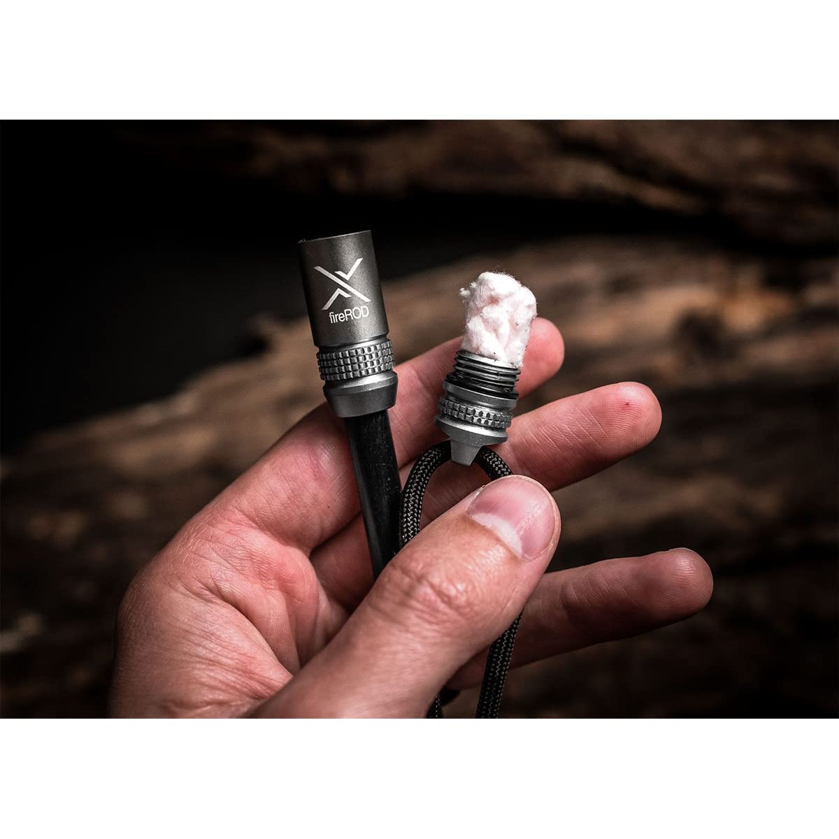 Exotac fireROD Ferrocerium Fire Starter Black for Reliable Outdoor Fire Making - View 3 of 6