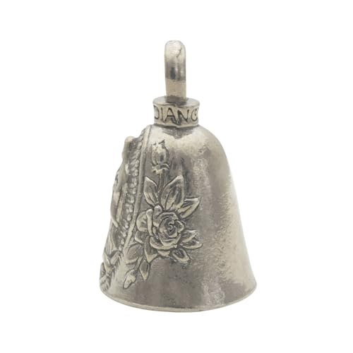 Guardian Bell Guardian Bell Good Luck Motorcycle Bell with Keyring & Velvet Bag - Lead-Free Pewter, Made in USA - View 3 of 10