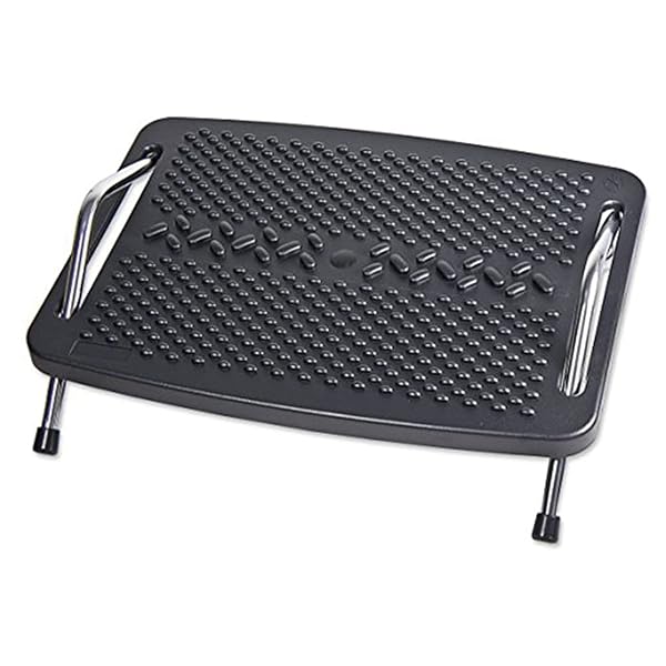 Syba Syba Ergonomic Under Desk Foot Rest with Adjustable Tilt & Massage Texture - SY-ACC65065