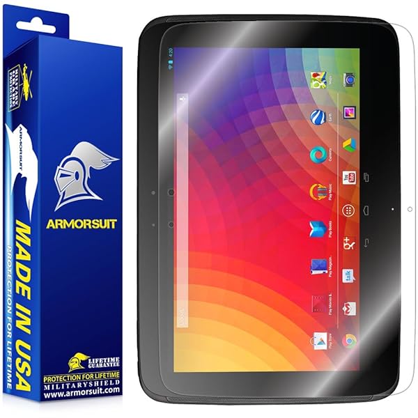 ArmorSuit ArmorSuit MilitaryShield Screen Protector for Google Nexus 10 Max Coverage Anti Bubble HD Clear Film