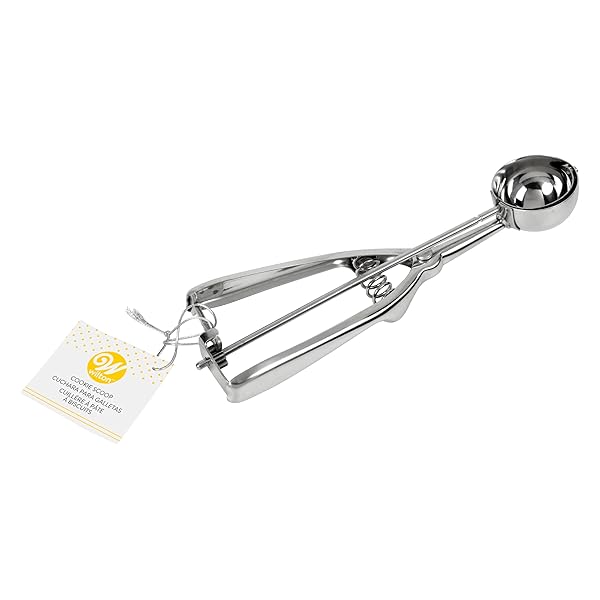 Wilton Wilton Stainless Steel Cookie Scoop - Perfect for Baking, 1 Count, Durable Silver Design