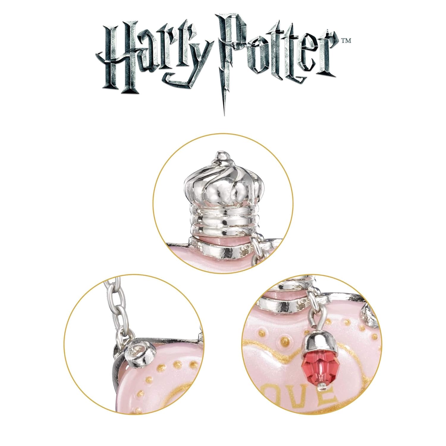The Noble Collection Noble Collection Harry Potter Love Potion Pendant with 18in Chain and Display Official Movie Replica Jewelry Gift - View 5 of 6