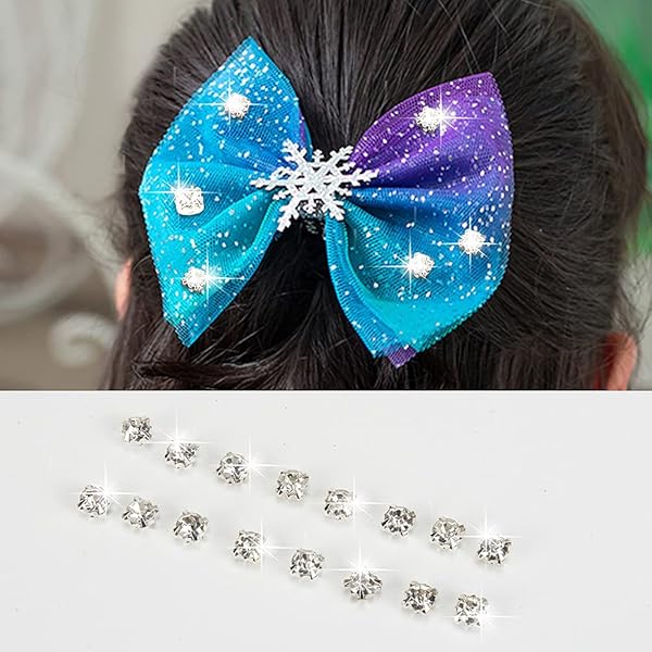 LolliBeads 100 Pcs LolliBeads Crystal Sew-On Rhinestones - White 4mm Czech Glass with Silver Plated Prongs - View 6 of 7