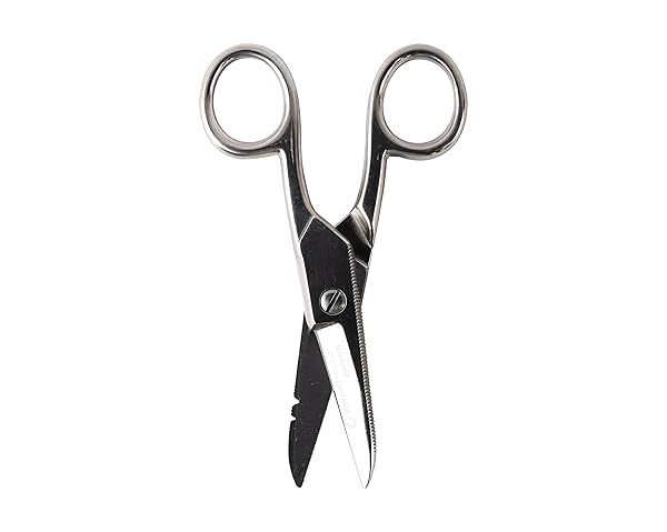 Jonard Tools Jonard Tools ES-1964DS: Stainless Steel Electrician's Scissors for Reduced Hand Fatigue