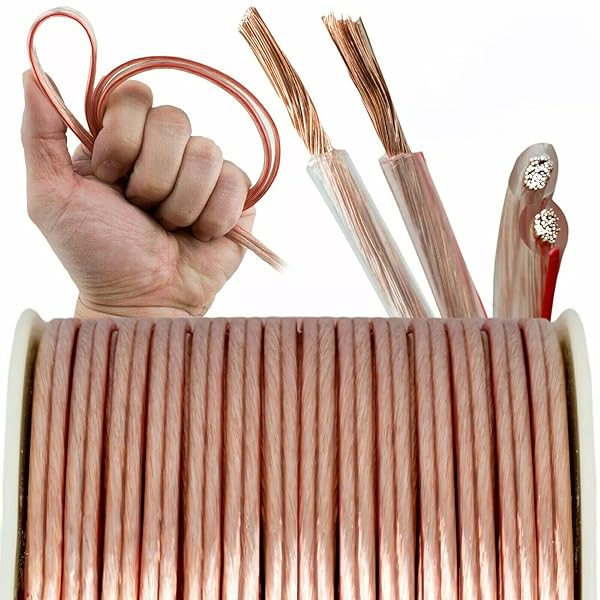 AUDIOTEK Buy Audiotek AT-SPW10GA/25RG 10 Gauge Speaker Wire - 25 Feet for Car Audio | High-Quality Vehicle Wiring