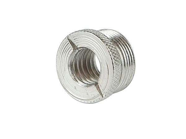 Monoprice Monoprice 602000 Screw Thread Adapter: 5/8 Male to 3/8 Female for Microphone Stands - Silver - View 4 of 5