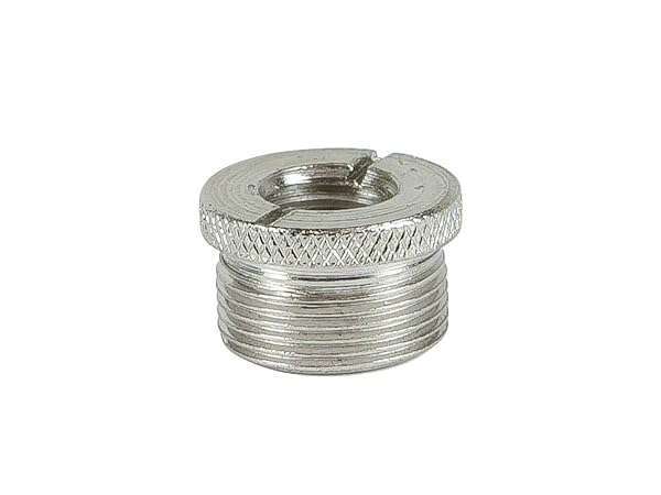 Monoprice Monoprice 602000 Screw Thread Adapter: 5/8 Male to 3/8 Female for Microphone Stands - Silver