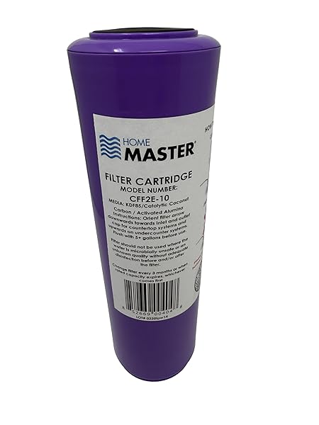 Home Master "Home Master CFF2E-10 Fluoride Replacement Filter - Activated Alumina & KDF85, 10"x3", Pack of 1"