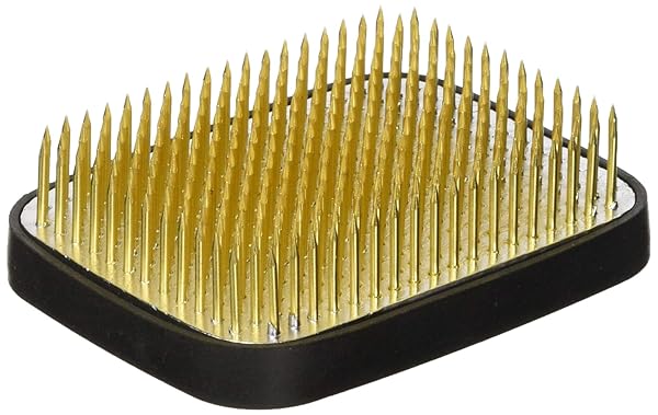 M.V. Trading Marufuji Kenzan Seisakusho Yuka Kenzan: Middle Angle with Rubber Ring for Precision Cutting