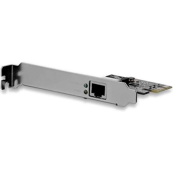 StarTech 1 Port PCIe Gigabit Network Adapter - Dual Profile NIC Card for Intel 6 Chip (ST1000SPEX2)