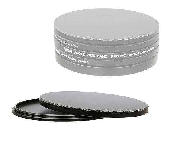 Fotasy 82mm Metal Filter Stack Caps - Slim Aluminum Alloy for UV, CPL & ND Filters