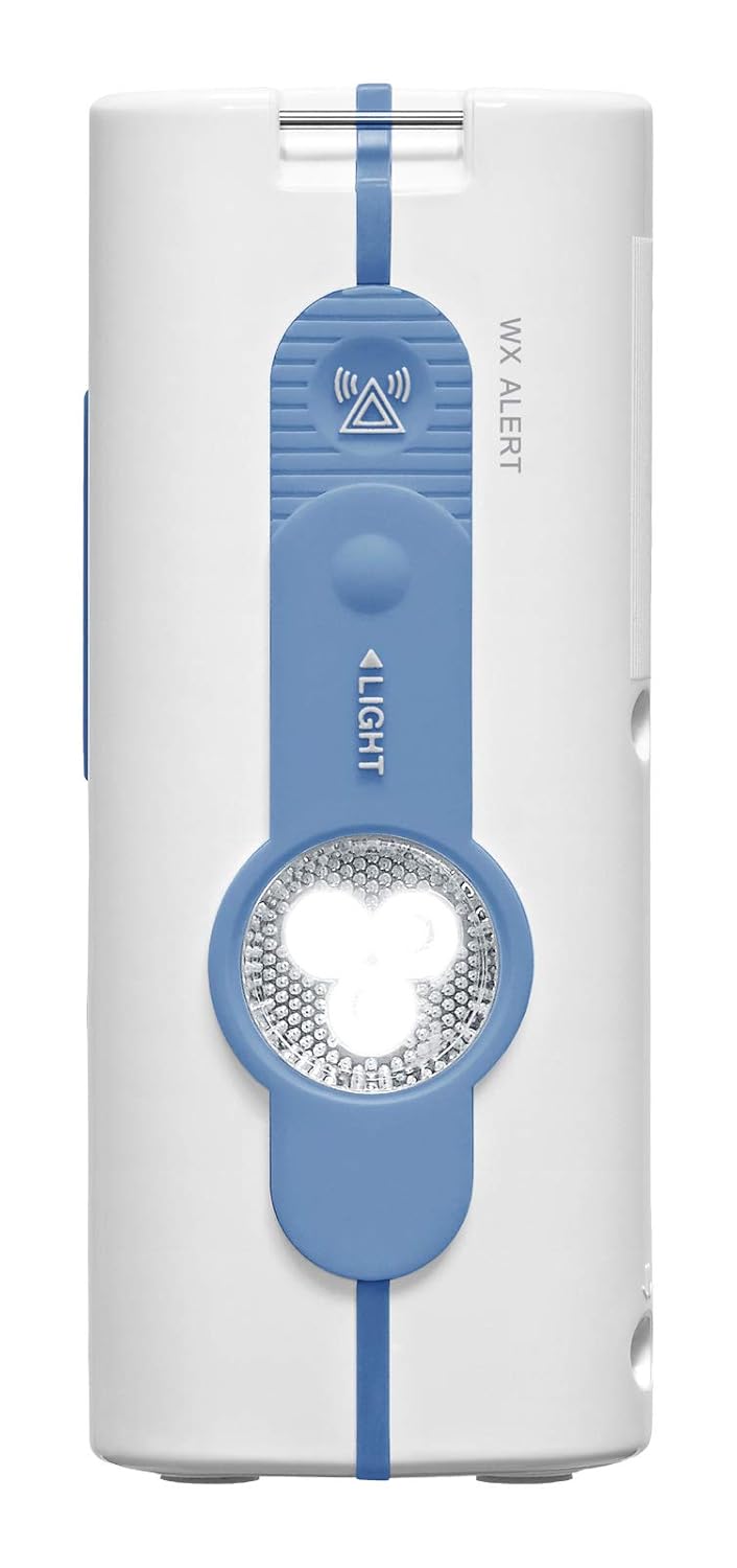 Sangean Sangean H202 Waterproof Shower Radio with AM FM and Weather Alert in White - View 4 of 9
