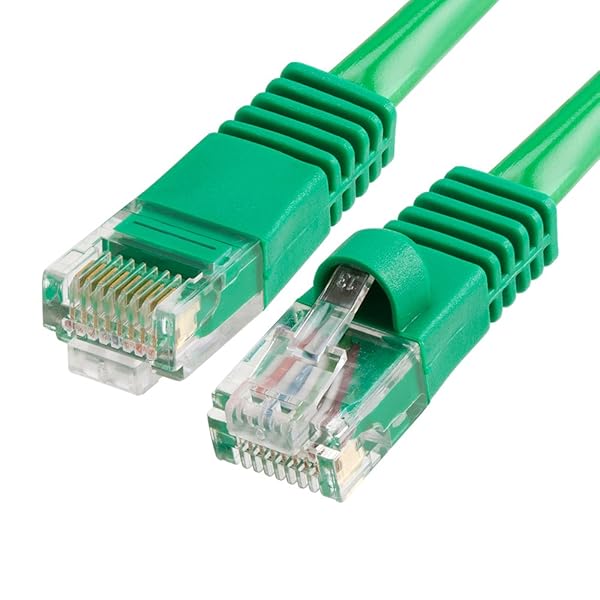 Cmple 150 ft Cat5e Ethernet Cable - 1Gbps UTP Network Cable for PC, Laptop, Modem, Router & Gaming Console - Green