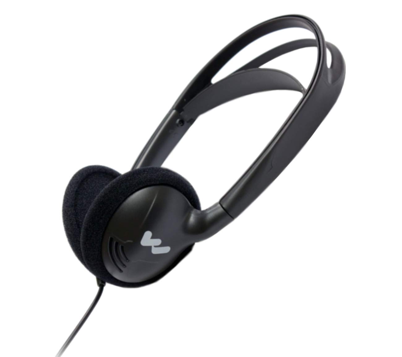 Williams AV Williams Sound HED 027 Heavy Duty Folding Mono Headphones with 100mW Power Input and 39 Inch Cord for Williams AV Receivers and Pocketalkers Black
