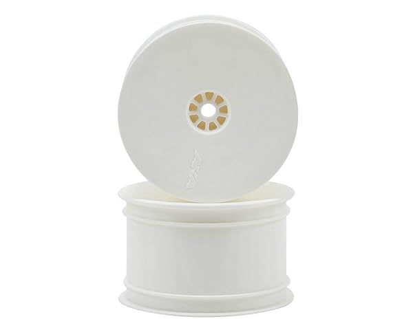 AKA AKA Products 23101W Hexlite Racing White Buggy Rear Wheel for Assoc Kyosho Losi 1:10 Scale