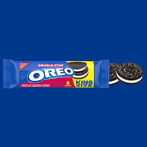 Oreo OREO Double Stuf King Size Cookies - 10 Snack Packs of 8 Chocolate Sandwich Cookies Each - View 4 of 11