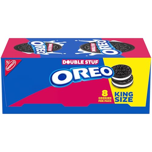 Oreo OREO Double Stuf King Size Cookies - 10 Snack Packs of 8 Chocolate Sandwich Cookies Each - View 2 of 11