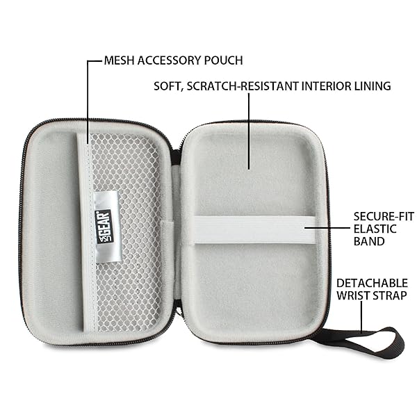 USA Gear USA GEAR Portable WiFi Hotspot Case - Travel-Friendly, Compatible with 4G LTE Devices from Verizon, Netgear, Huawei & GlocalMe - View 4 of 10