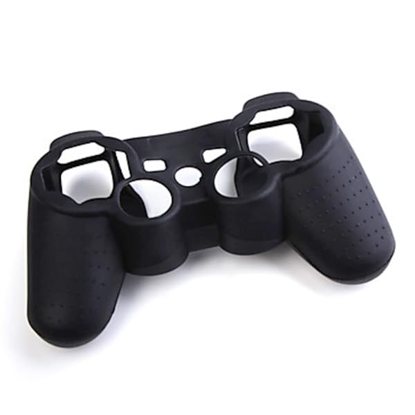 OSTENT OSTENT Black Silicone Gel Case for PS2 & PS3 Controllers - Soft Skin Protective Cover - View 3 of 8