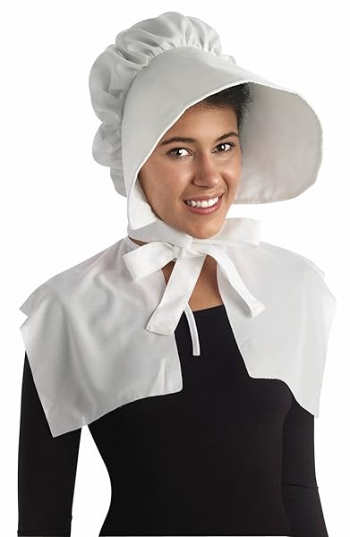 Rubies Adult Oversized White Bonnet - Perfect for Themed Parties & Halloween Costumes