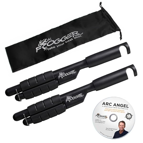 Frogger Improve Your Putting with Frogger Golf Arc Angel: Perfect Your Stroke Using Pendulum Swing Training Aid