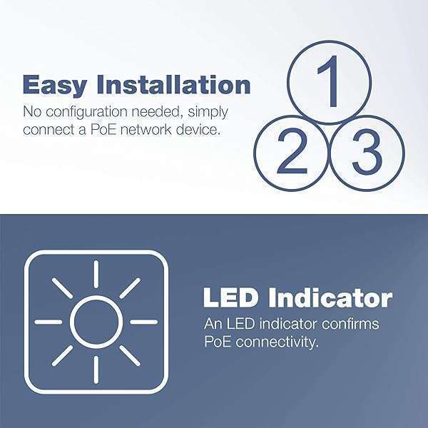TRENDnet TRENDnet TPE-115GI PoE+ Injector - 30W Gigabit Power Over Ethernet, 100M Range, Black (Pack of 1) - View 7 of 9