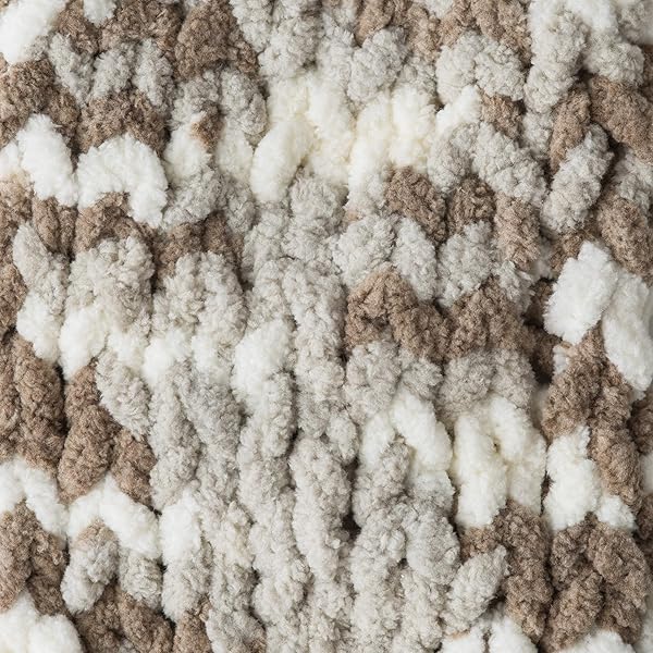 Bernat Bernat Baby Blanket Yarn - 3.5 oz Super Bulky in Little Sand Castles | Perfect for Cozy Baby Projects - View 4 of 6