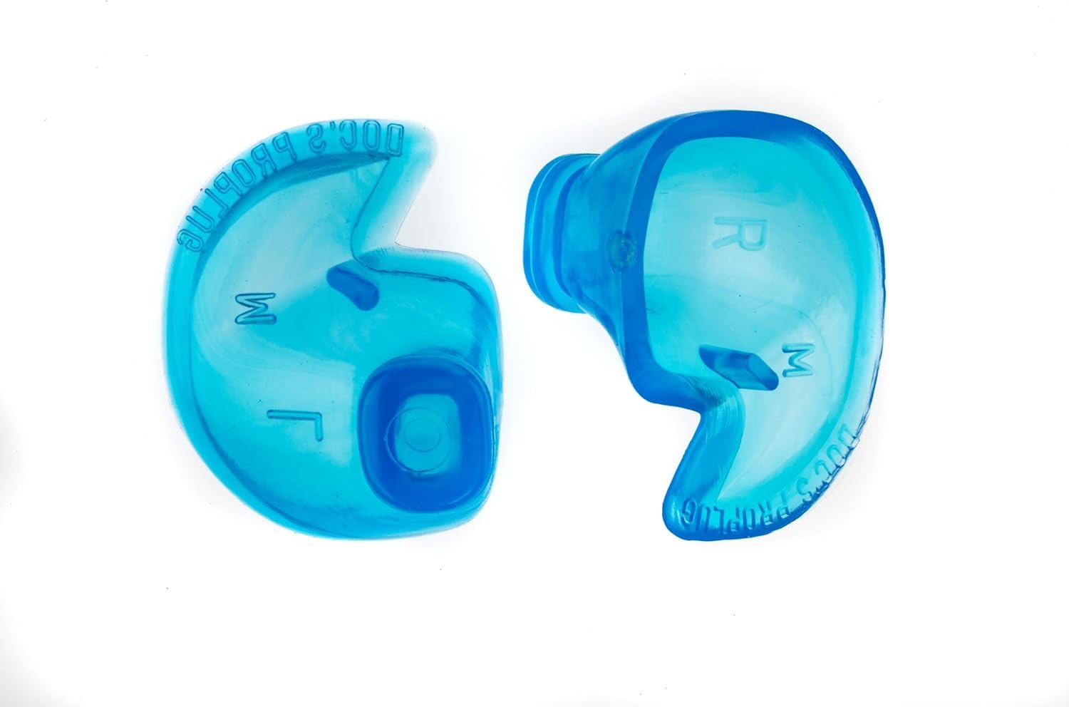 Doc's Proplugs Medical Grade Doc's Pro Ear Plugs Blue Non Vented Size X-Small for Ultimate Comfort and Noise Reduction