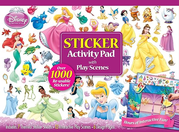 Bendon Bendon Disney Princess Ultimate Sticker Activity Pad for Creative Fun and Imagination - View 2 of 2