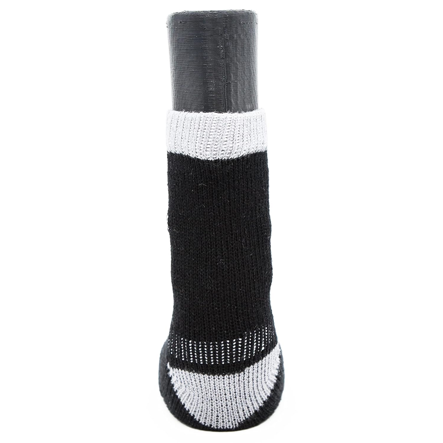 Woodrow Wear Woodrow Wear Power Paws Greyhound Edition Advanced Dog Socks Black Grey Size M for Dogs 40 to 70 Pounds - View 3 of 7